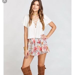 SMYMM Carlos Swing Shorts - Floretta Grey